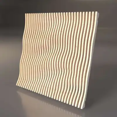 Декоративная деревянная параметрическая 3D панель "AIRFLOW"
