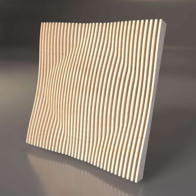 Декоративная деревянная параметрическая 3D панель "PILLOW"