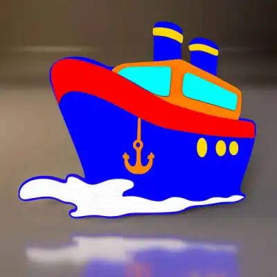 Настенный декоративный деревянный элемент "Watercraft"