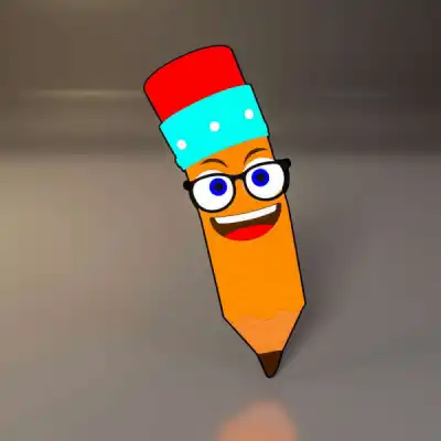 Настенный декоративный деревянный элемент "Smart pencil"