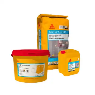 SikaTop®Seal-107 (В) 20кг Двухкомпонентная эластичная обмазочная гидроизоляция